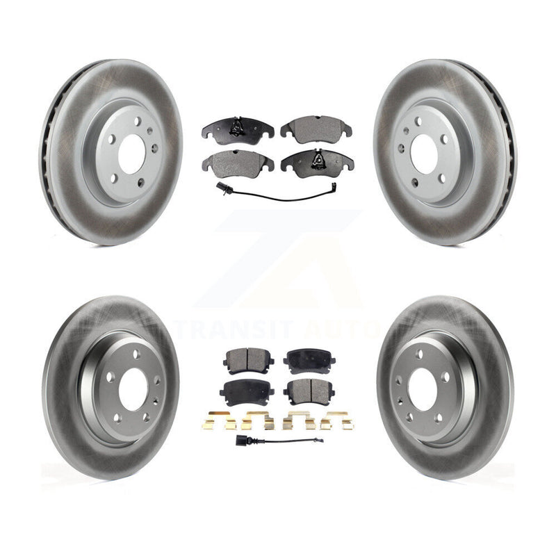 Transit Auto KGT-102654 Disc Brake Kit for 2013 Audi A4 allroad - Front and Rear