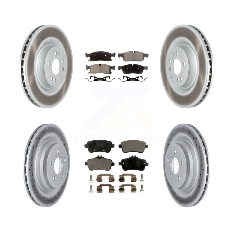 Transit Auto KGT-102659 Disc Brake Kit for 2016-2019 Mercedes-Benz GLE400 - Front and Rear