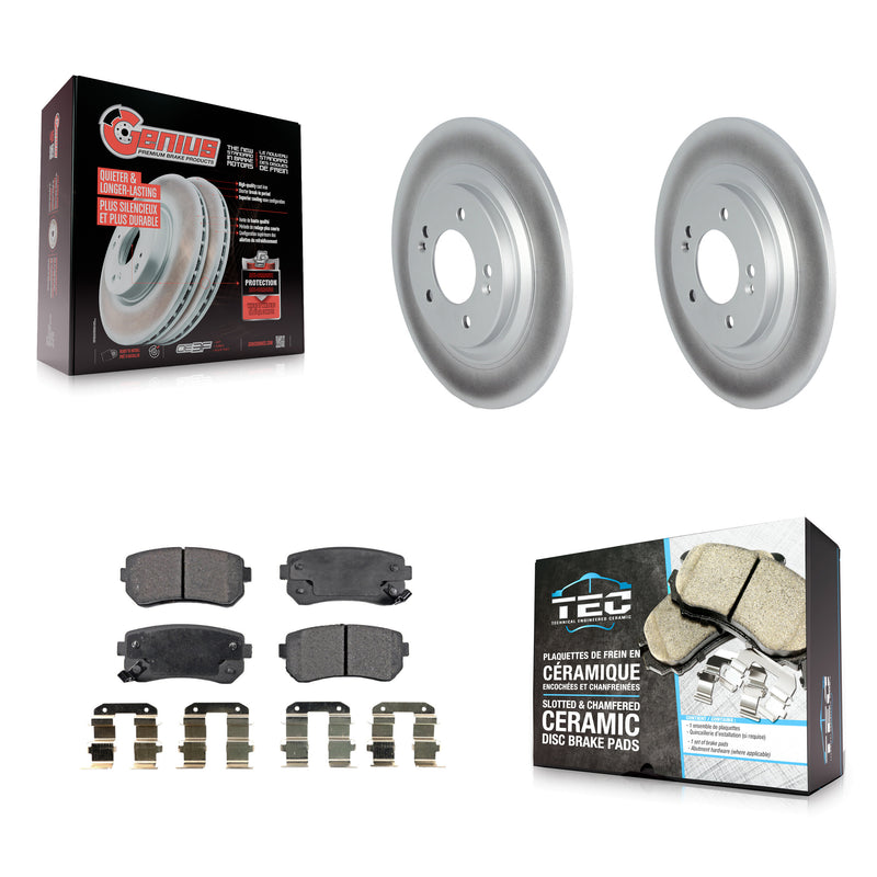Transit Auto KGT-102674 Disc Brake Kit for 2017 Kia Cadenza - Rear