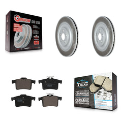 Transit Auto KGT-102675 Disc Brake Kit for 2010-2016 Jaguar XJ, Jaguar XJR and More - Rear