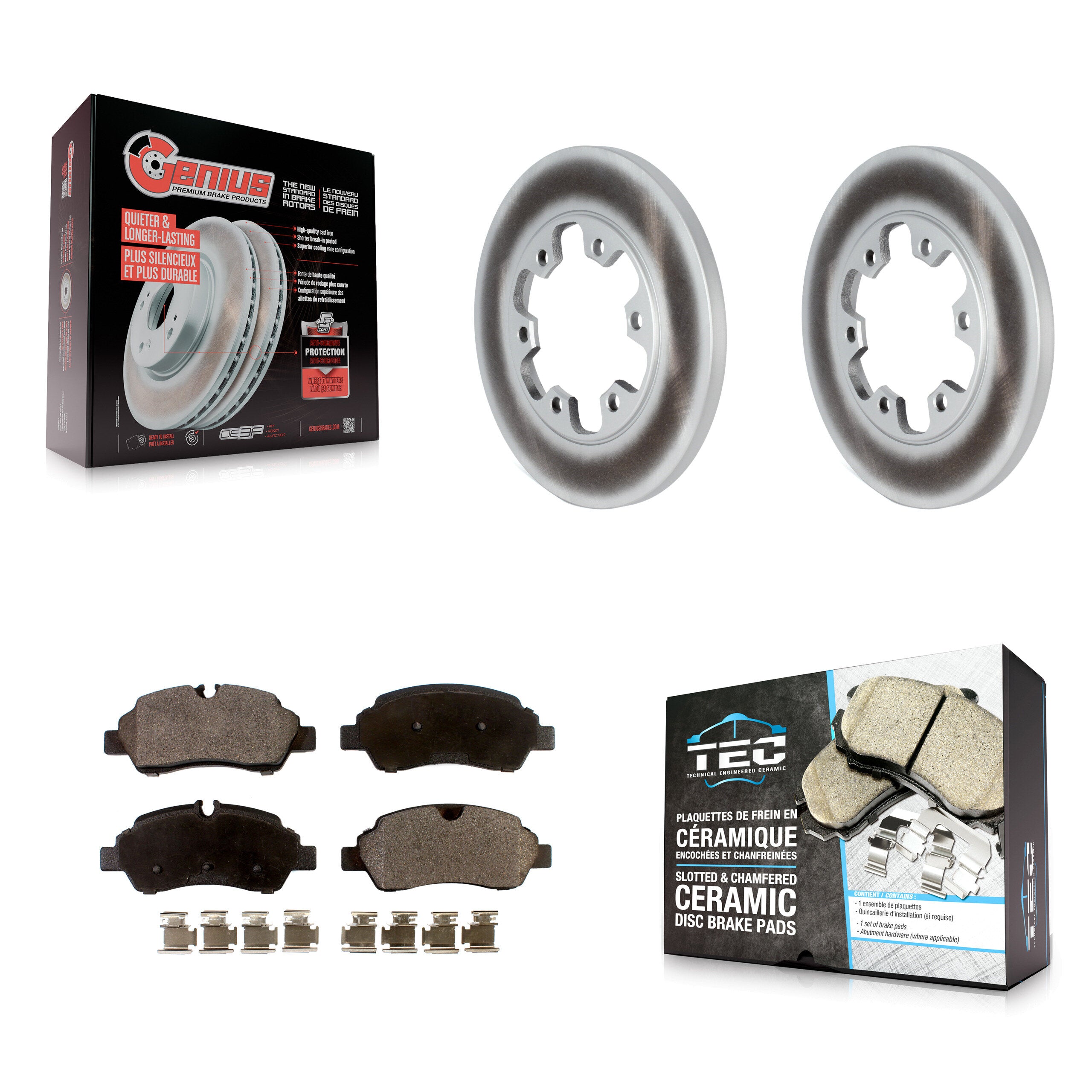 Transit Auto KGT-102676 Disc Brake Kit for 2015-2019 Ford Transit-350 HD - Rear