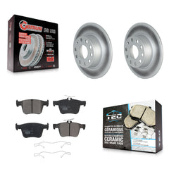 Transit Auto KGT-102682 Disc Brake Kit for 2019-2025 Volkswagen Jetta, Volkswagen Taos - Rear