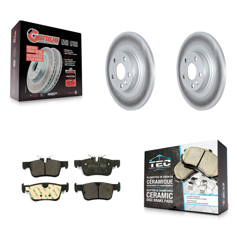 Transit Auto KGT-102684 Disc Brake Kit for 2018-2019 Volvo S90, Volvo V60 and More - Rear