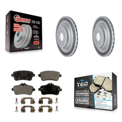 Transit Auto KGT-102686 Disc Brake Kit for 2013-2019 Mercedes-Benz GLE43 AMG, Mercedes-Benz GLE300d and More - Rear