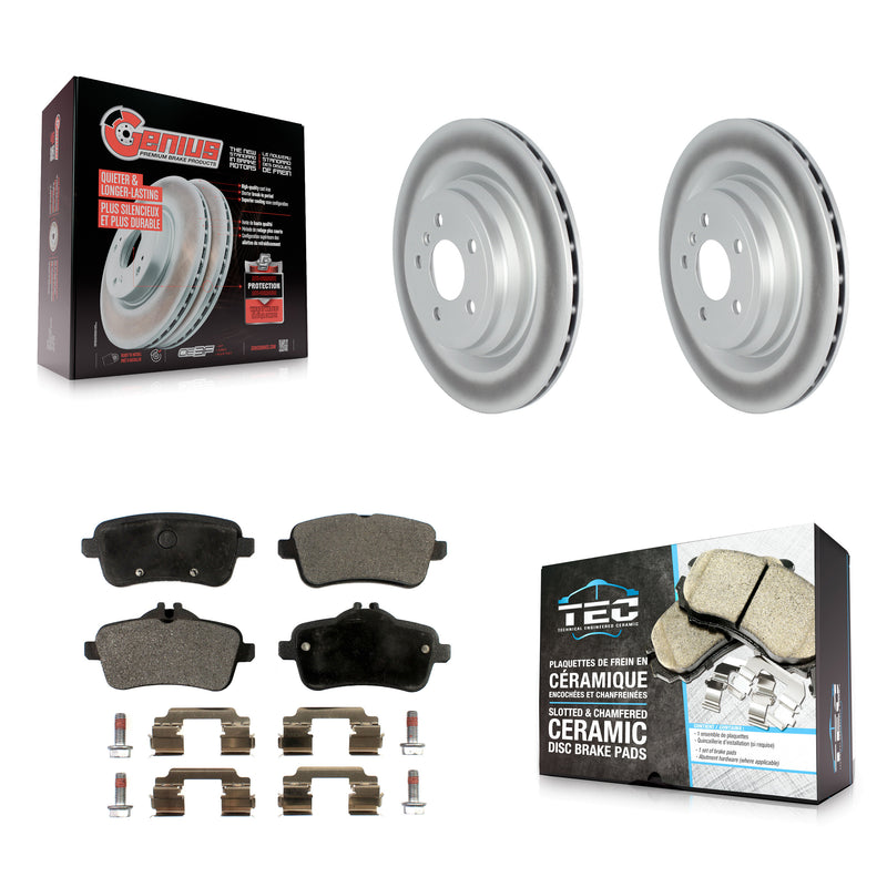 Transit Auto KGT-102687 Disc Brake Kit for 2013-2019 Mercedes-Benz GLE43 AMG, Mercedes-Benz GLE300d and More - Rear
