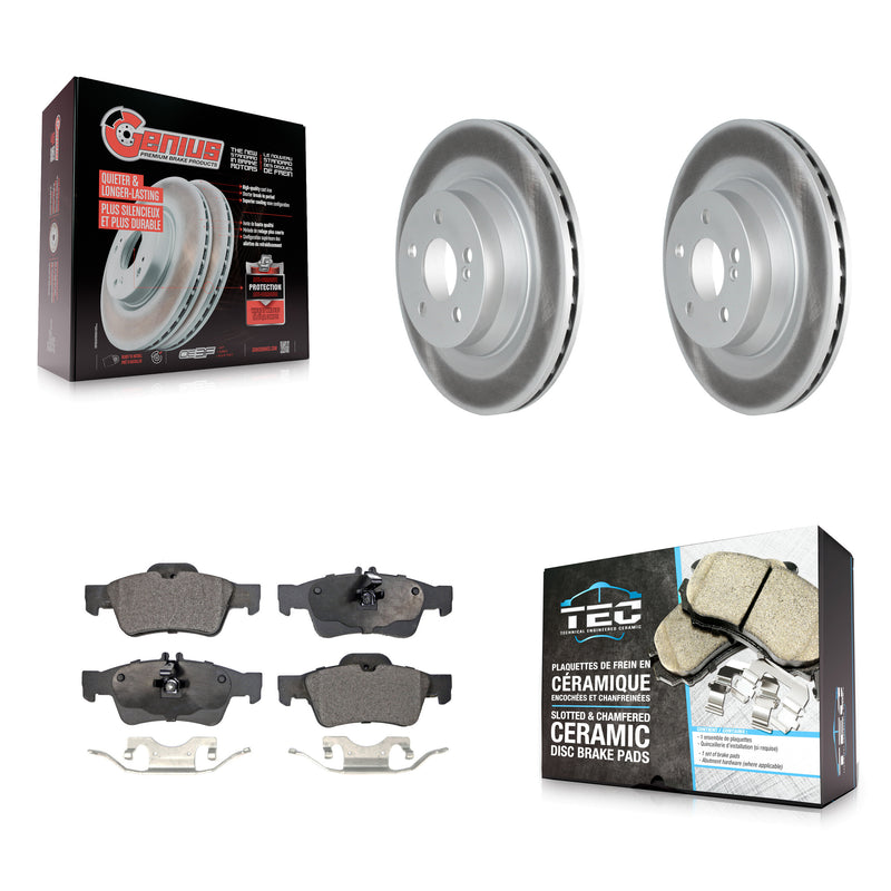 Transit Auto KGT-102689 Disc Brake Kit for 2010-2018 Mercedes-Benz CLS550, Mercedes-Benz E550 - Rear