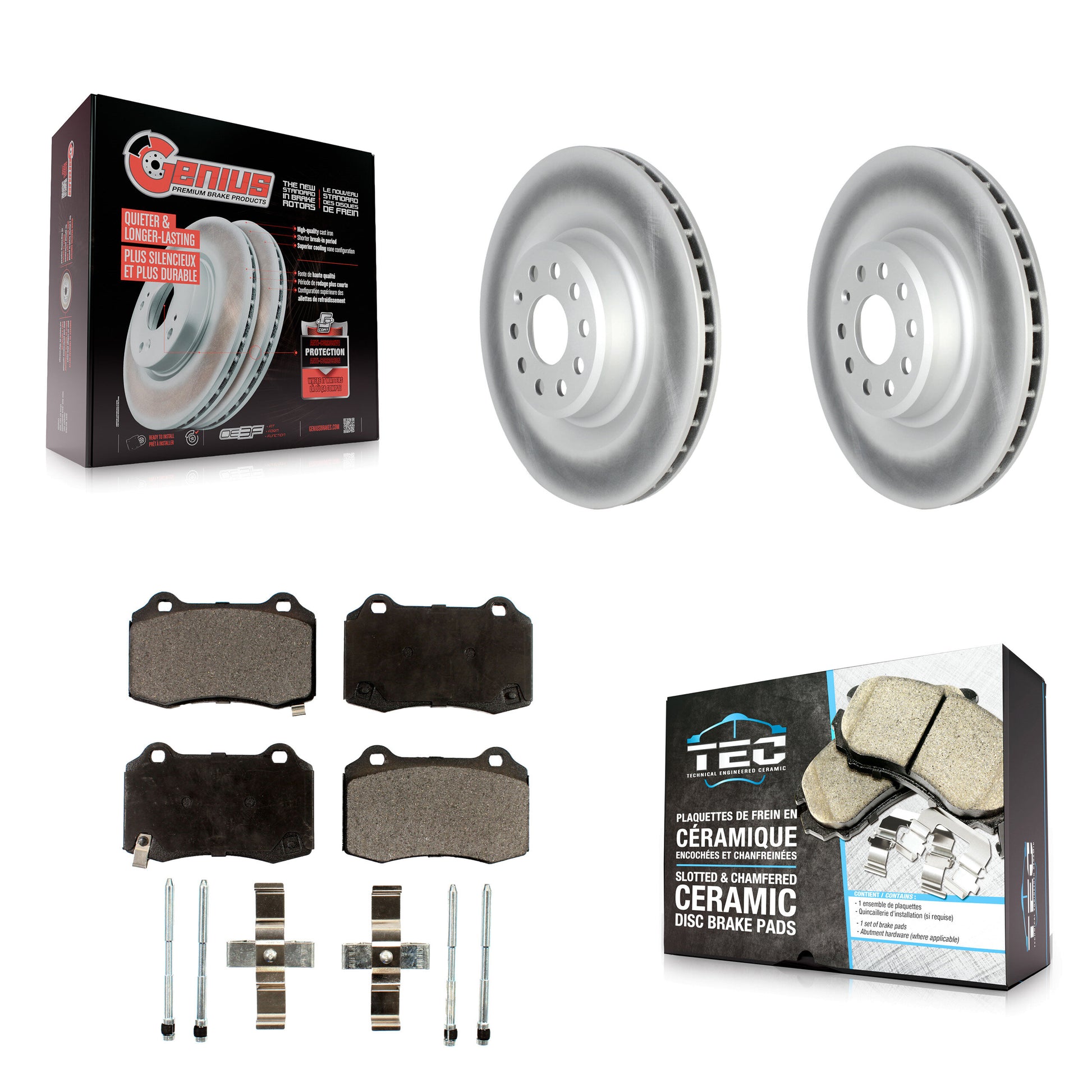 Transit Auto KGT-102696 Disc Brake Kit for 2016 Tesla S - Rear