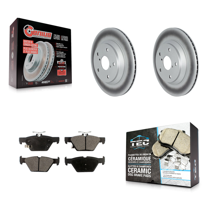 Transit Auto KGT-102697 Disc Brake Kit for 2019-2024 Subaru Crosstrek, Subaru Forester - Rear