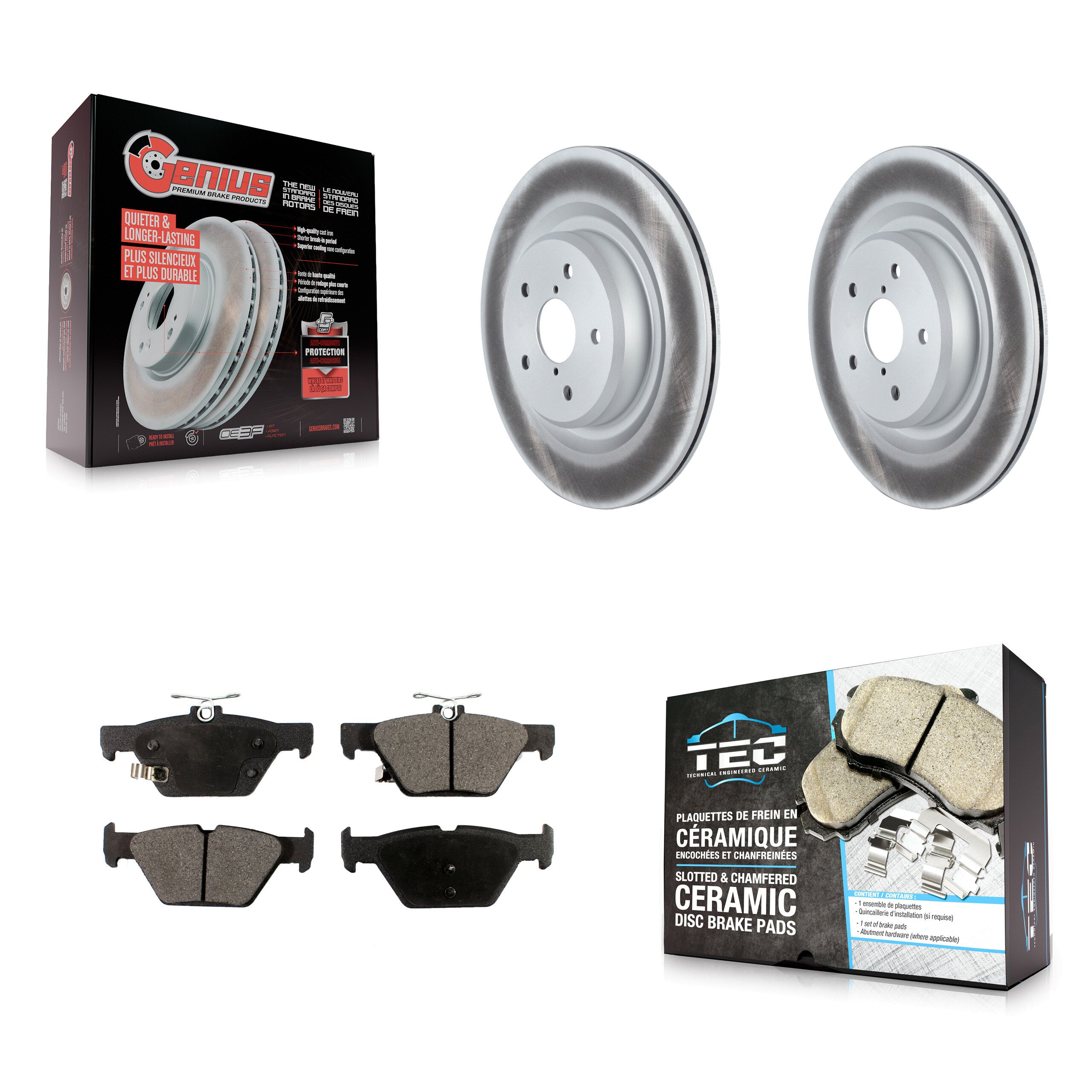 Transit Auto KGT-102698 Disc Brake Kit for 2019-2024 Subaru Ascent - Rear