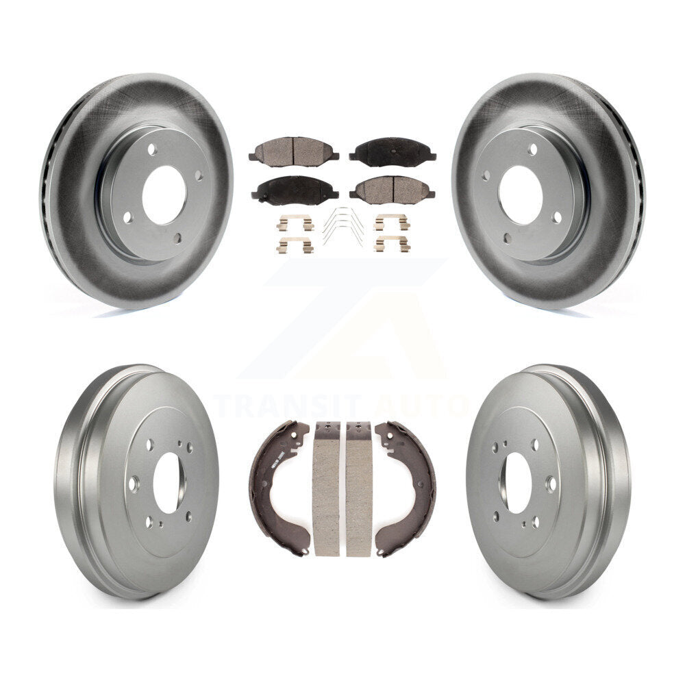 Transit Auto KGT-102703 Disc Brake Kit for 2008 Nissan Versa - Front and Rear