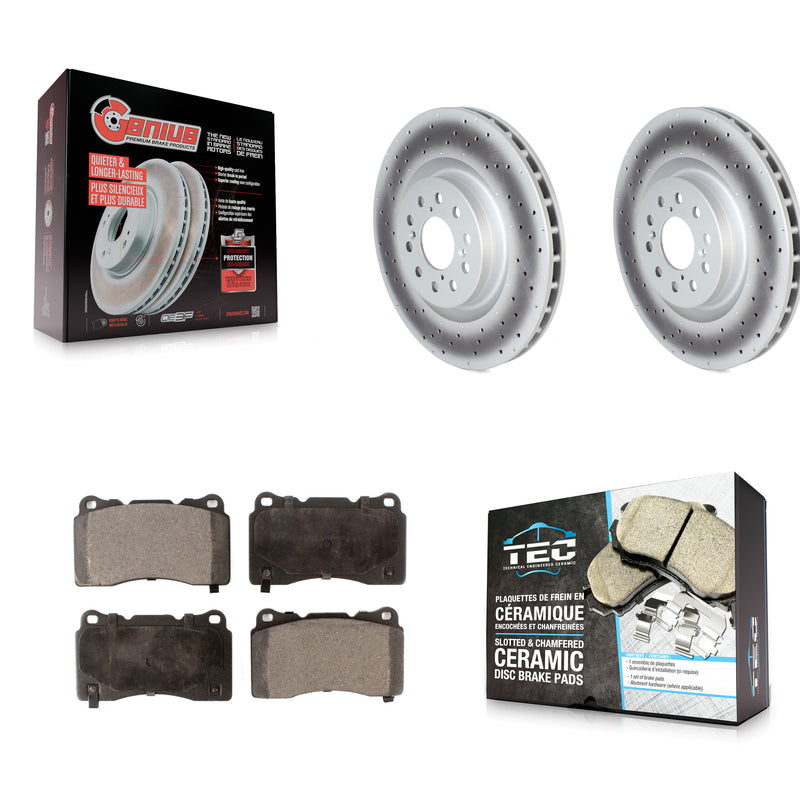 Transit Auto KGT-102710 Disc Brake Kit for 2017-2020 Honda Civic - Front