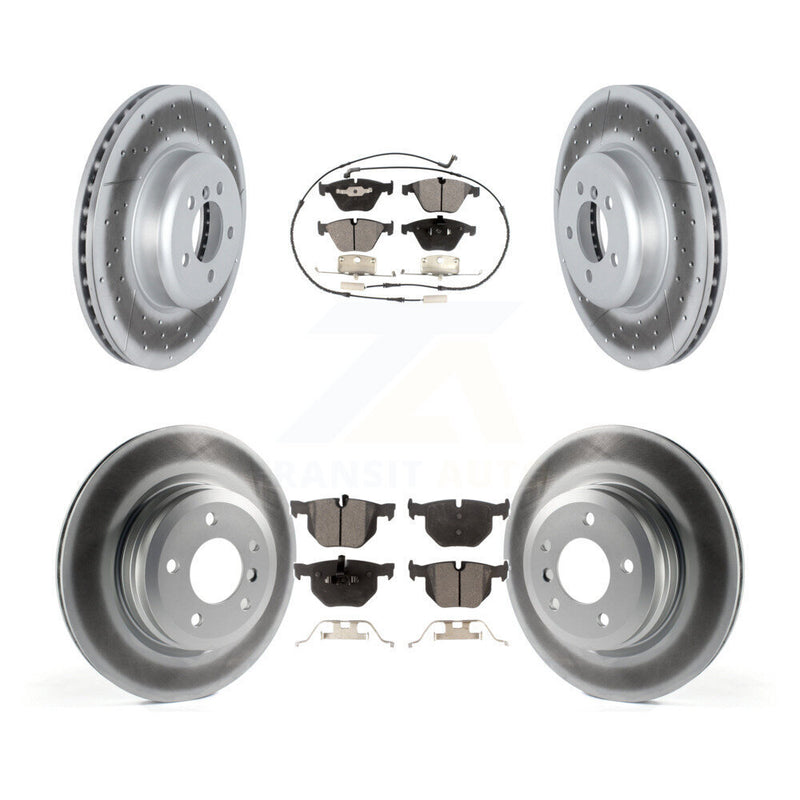 Transit Auto KGT-102728 Disc Brake Kit for 2012 BMW 335i - Front and Rear