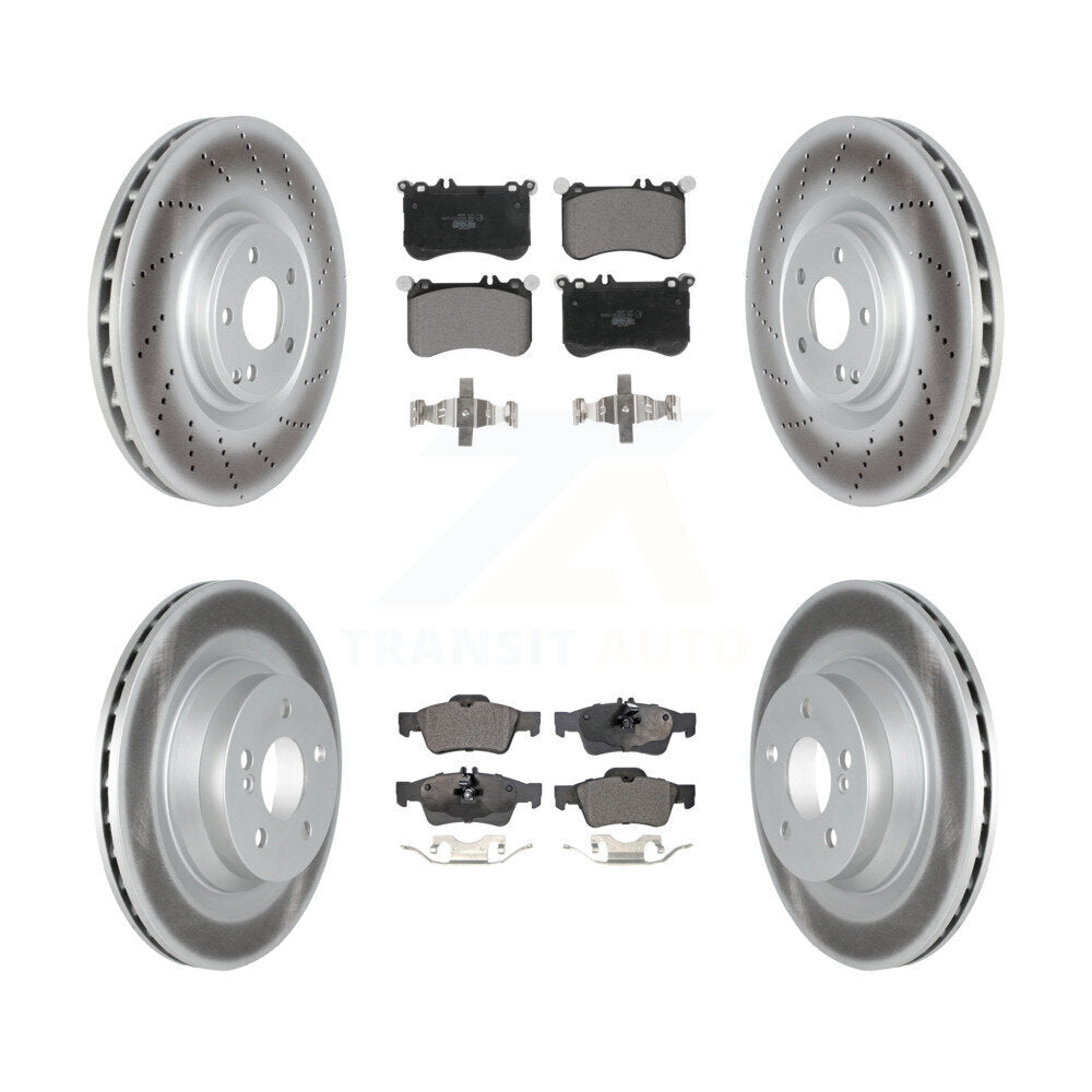 Transit Auto KGT-102738 Disc Brake Kit for 2012-2018 Mercedes-Benz CLS550 - Front and Rear