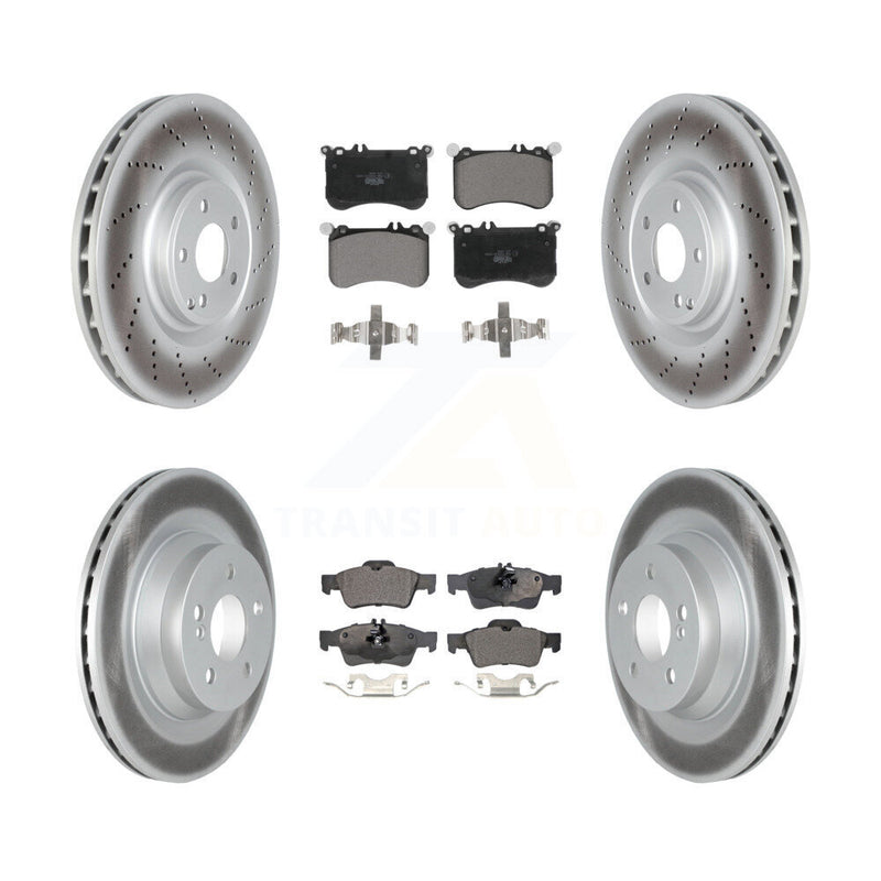 Transit Auto KGT-102738 Disc Brake Kit for 2012-2018 Mercedes-Benz CLS550 - Front and Rear