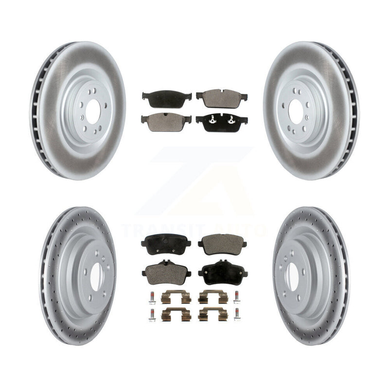 Transit Auto KGT-102743 Disc Brake Kit for 2014-2018 Mercedes-Benz GLE550e, Mercedes-Benz ML550 - Front and Rear