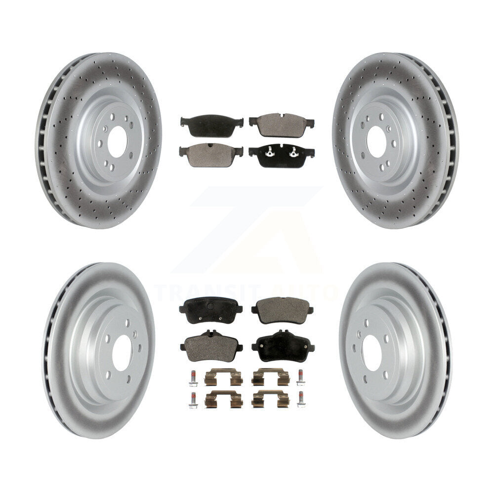 Transit Auto KGT-102744 Disc Brake Kit for 2014-2018 Mercedes-Benz GLE550e, Mercedes-Benz ML550 - Front and Rear