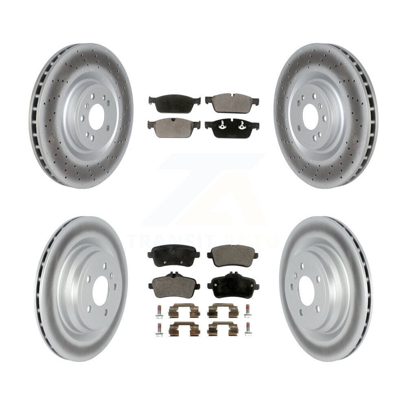Transit Auto KGT-102744 Disc Brake Kit for 2014-2018 Mercedes-Benz GLE550e, Mercedes-Benz ML550 - Front and Rear