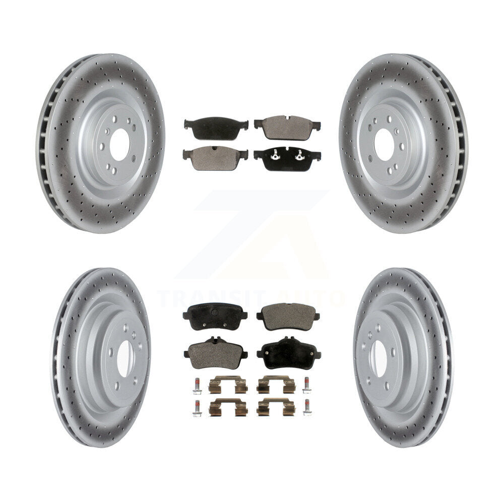 Transit Auto KGT-102745 Disc Brake Kit for 2014-2018 Mercedes-Benz GLE550e, Mercedes-Benz ML550 - Front and Rear