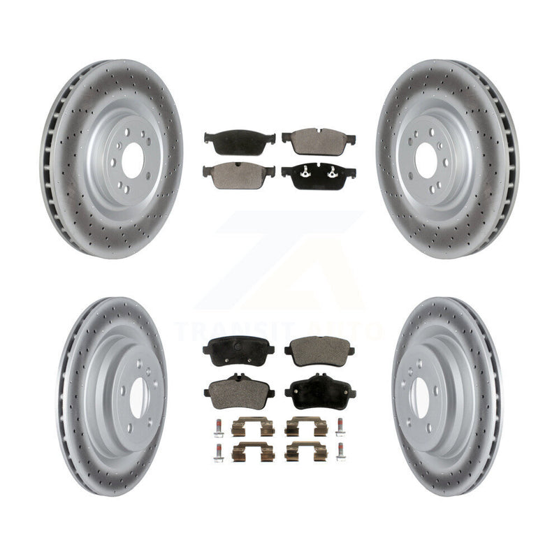 Transit Auto KGT-102745 Disc Brake Kit for 2014-2018 Mercedes-Benz GLE550e, Mercedes-Benz ML550 - Front and Rear