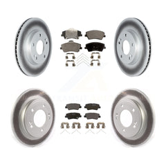Transit Auto KGT-102747 Disc Brake Kit for 2017-2022 Kia Niro, Hyundai Ioniq - Front and Rear