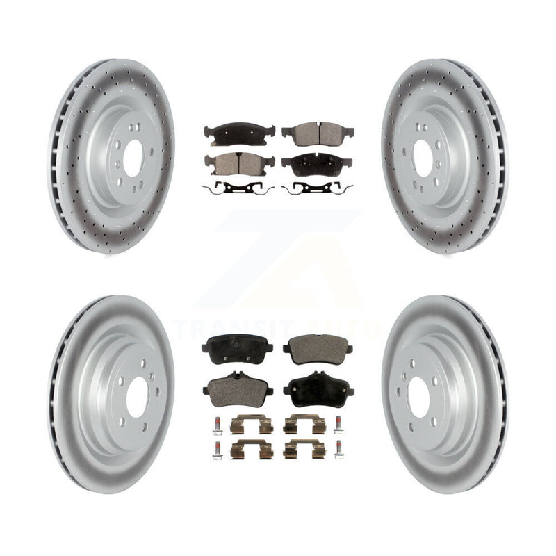 Transit Auto KGT-102752 Disc Brake Kit for 2016-2018 Mercedes-Benz GLE400 - Front and Rear