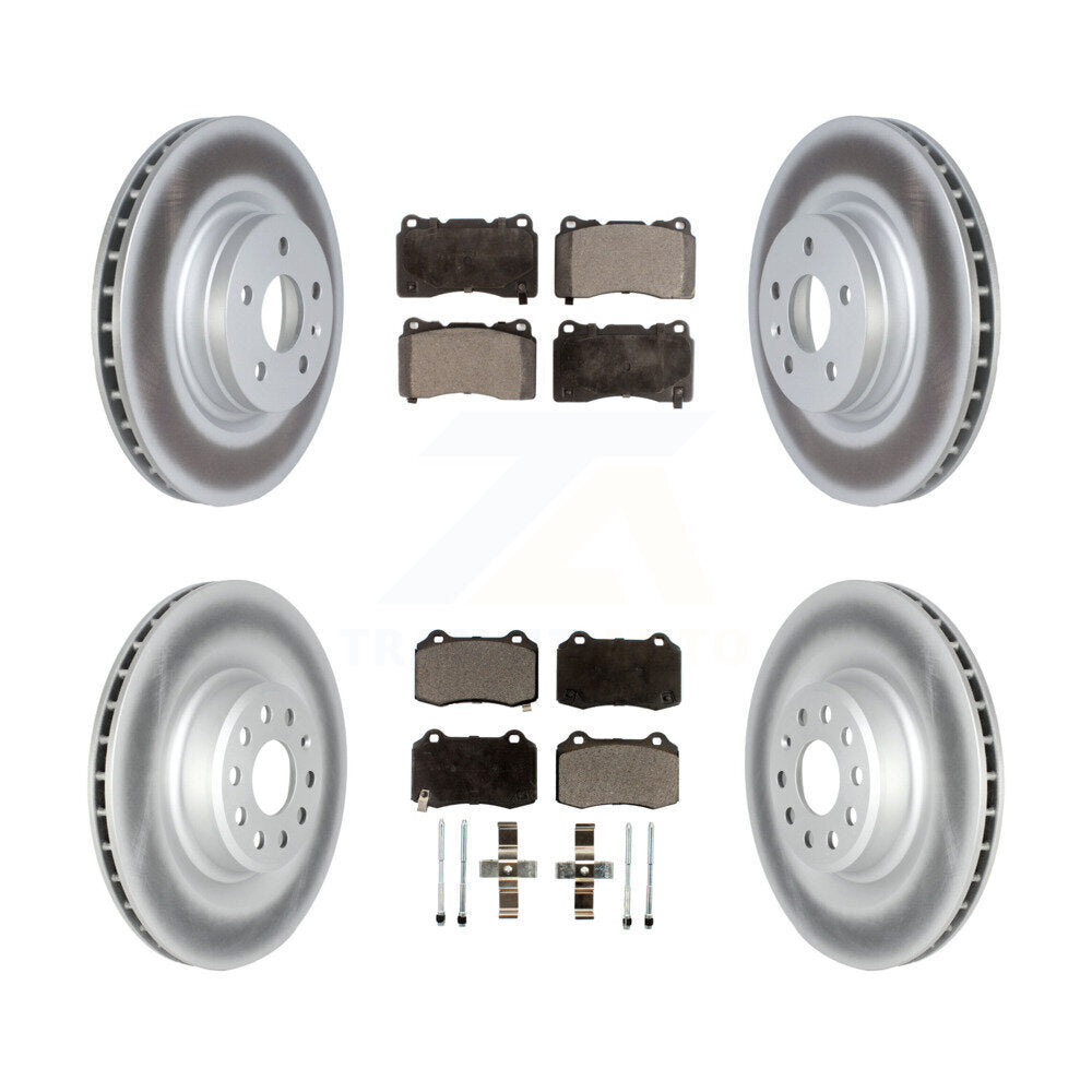 Transit Auto KGT-102756 Disc Brake Kit for 2016 Tesla S - Front and Rear