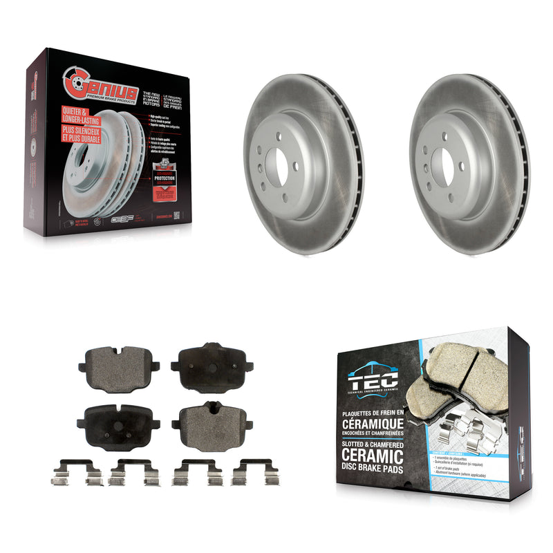 Transit Auto KGT-102763 Disc Brake Kit for 2011-2018 BMW Alpina B6 xDrive Gran Coupe, BMW 640i xDrive and More - Rear