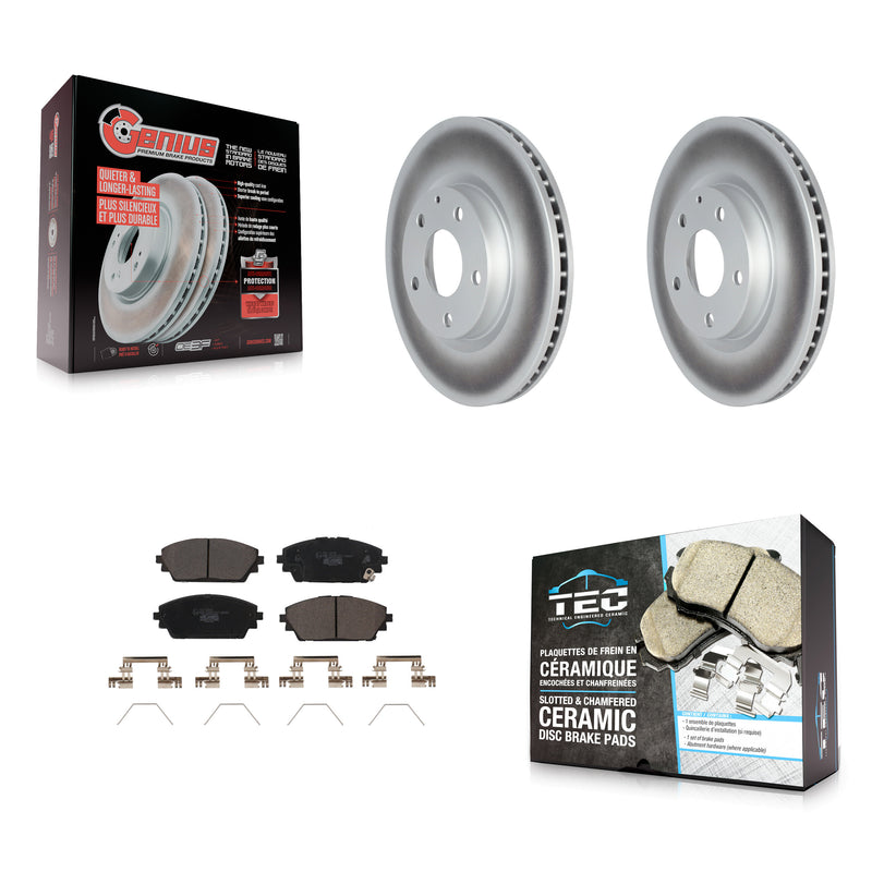 Transit Auto KGT-102780 Disc Brake Kit for 2019-2023 Mazda 3, Mazda 3 Sport - Front