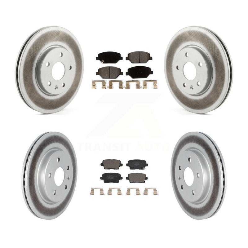 Transit Auto KGT-102781 Disc Brake Kit for 2019 Cadillac XT4 - Front and Rear