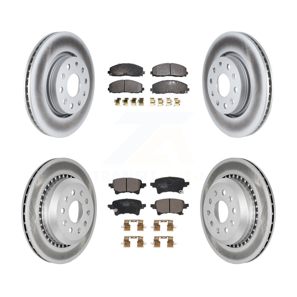 Transit Auto KGT-102783 Disc Brake Kit for 2020-2023 Jeep Gladiator - Front and Rear