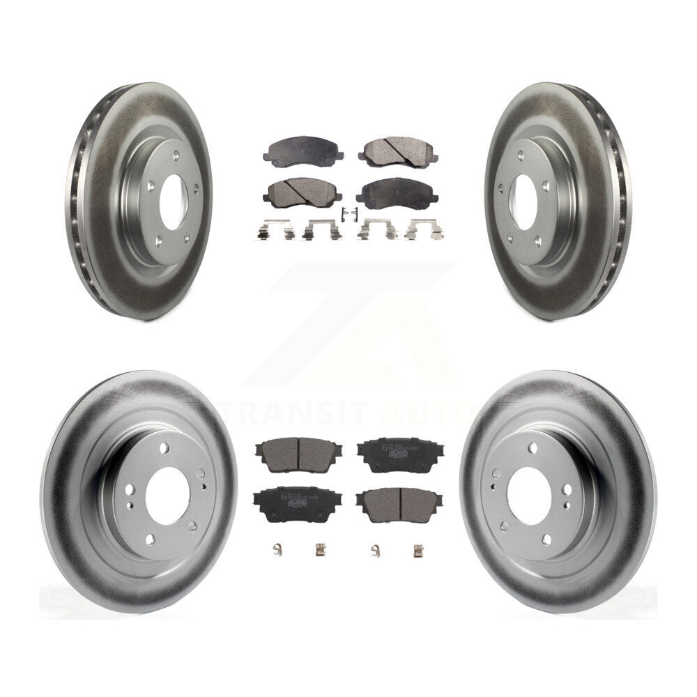 Transit Auto KGT-102785 Disc Brake Kit for 2017-2020 Mitsubishi Outlander - Front and Rear