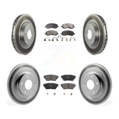 Transit Auto KGT-102785 Disc Brake Kit for 2017-2020 Mitsubishi Outlander - Front and Rear