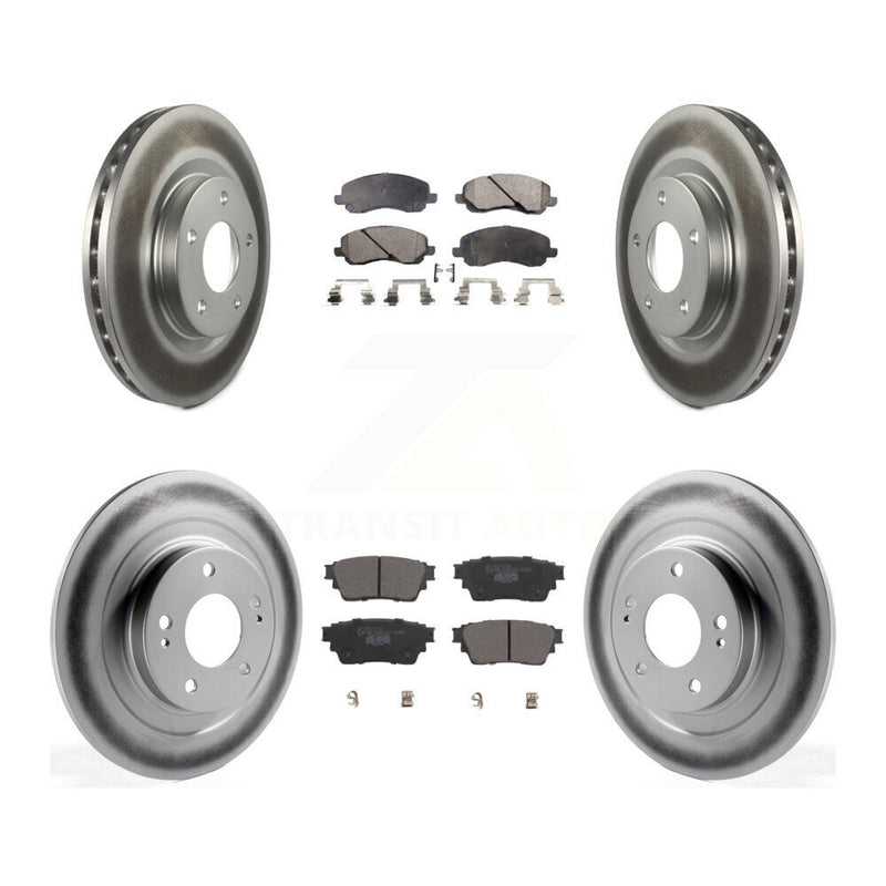 Transit Auto KGT-102785 Disc Brake Kit for 2017-2020 Mitsubishi Outlander - Front and Rear