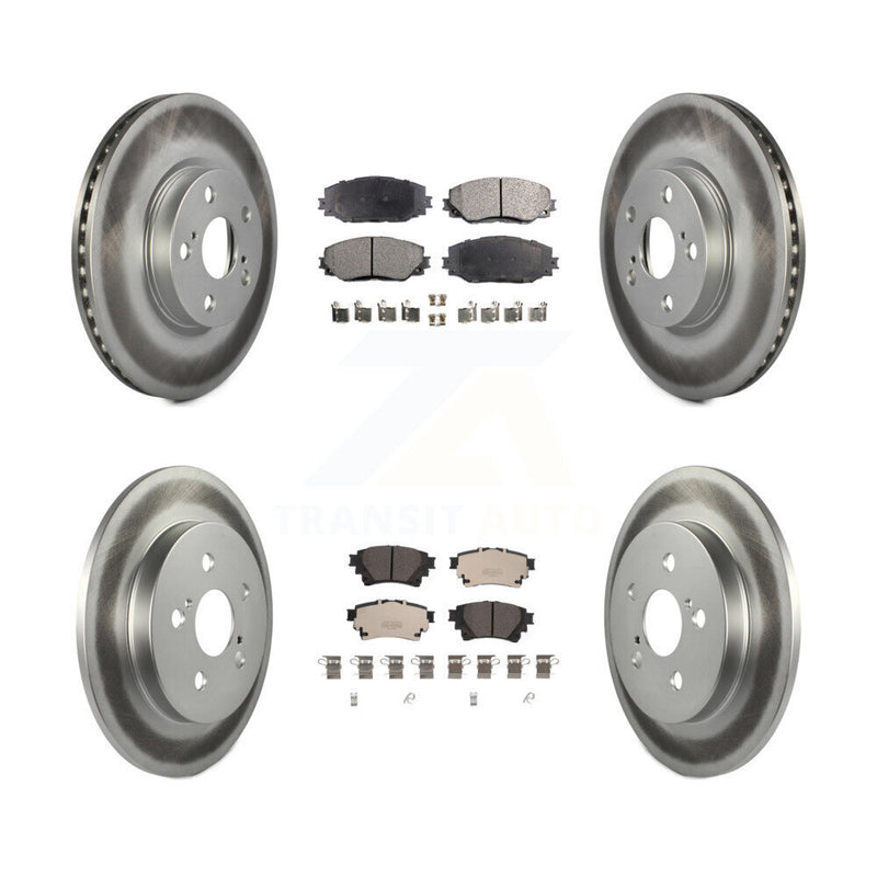 Transit Auto KGT-102787 Disc Brake Kit for 2019 Toyota Corolla - Front and Rear