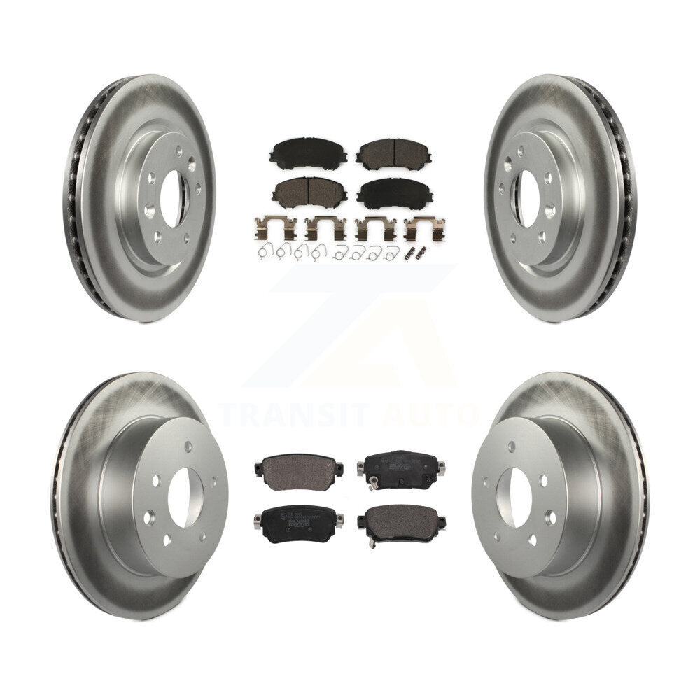 Transit Auto KGT-102792 Disc Brake Kit for 2019 Nissan Rogue Sport - Front and Rear