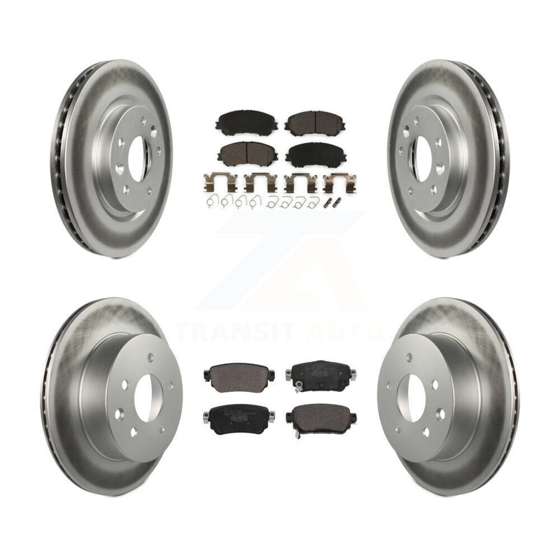 Transit Auto KGT-102792 Disc Brake Kit for 2019 Nissan Rogue Sport - Front and Rear