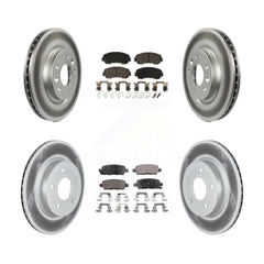 Transit Auto KGT-102793 Disc Brake Kit for 2017-2019 Nissan Rogue Sport, Nissan Qashqai - Front and Rear
