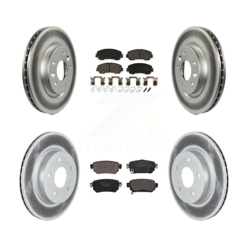 Transit Auto KGT-102794 Disc Brake Kit for 2019-2023 Nissan Rogue, Nissan Rogue Sport, Nissan Qashqai - Front and Rear