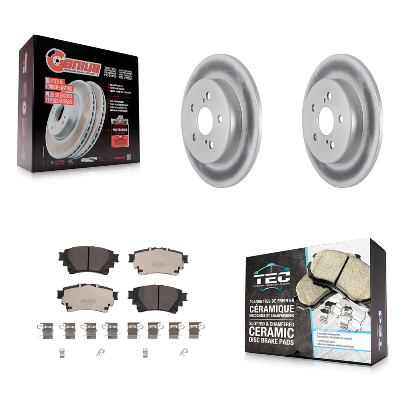 Transit Auto KGT-102801 Disc Brake Kit for 2019-2024 Toyota Corolla - Rear