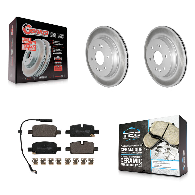 Transit Auto KGT-102808 Disc Brake Kit for 2019-2024 Chevrolet Silverado 1500 LTD, GMC Sierra 1500 Limited and More - Rear