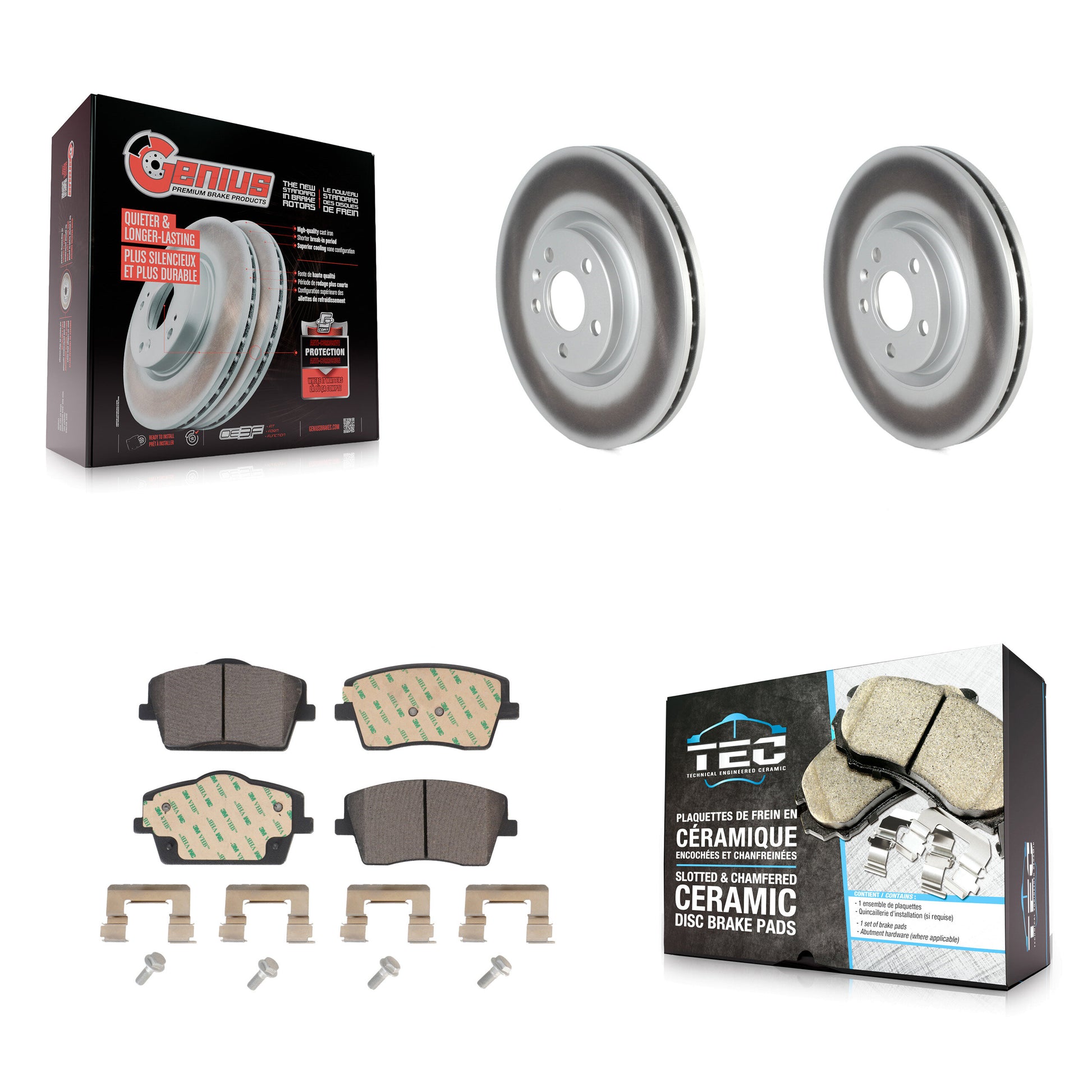 Transit Auto KGT-102818 Disc Brake Kit for 2019-2023 Volvo XC40 - Front