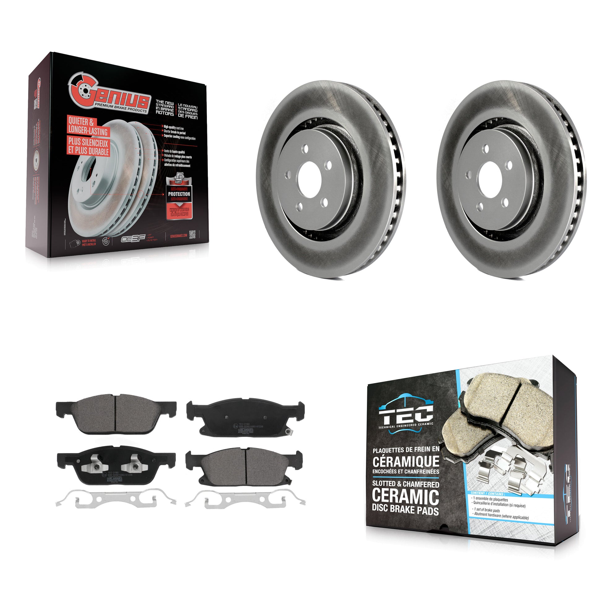 Transit Auto KGT-102819 Disc Brake Kit for 2019-2023 Lincoln Nautilus - Front