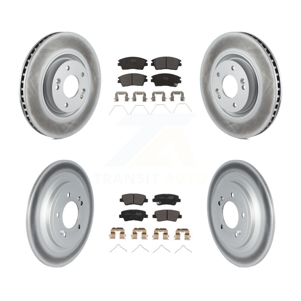 Transit Auto KGT-102834 Disc Brake Kit for 2017-2022 Kia Sportage - Front and Rear