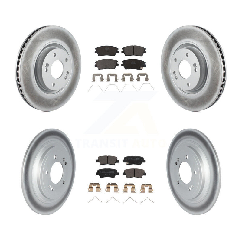 Transit Auto KGT-102834 Disc Brake Kit for 2017-2022 Kia Sportage - Front and Rear