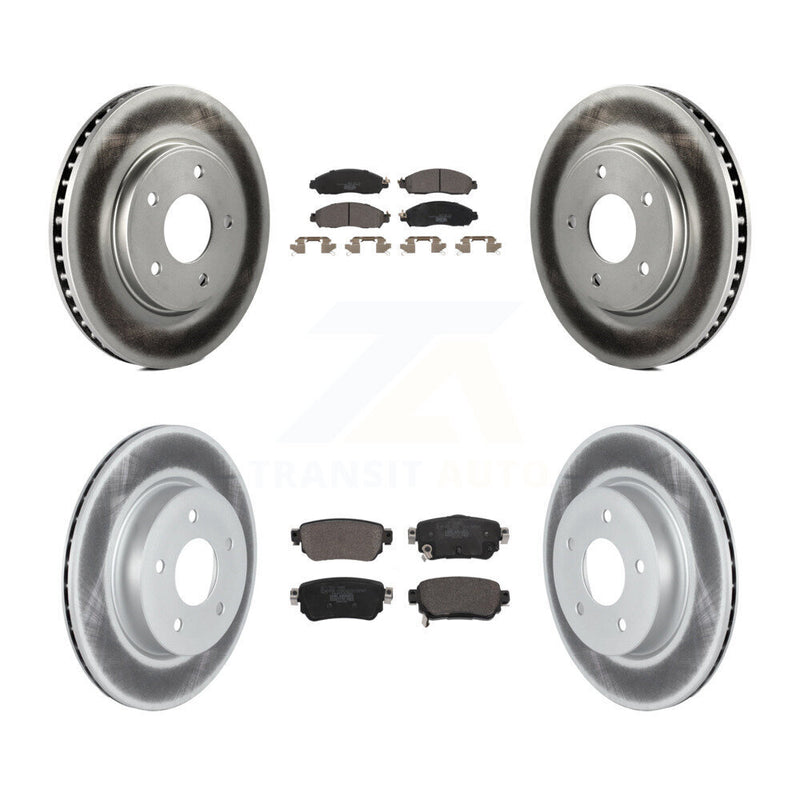 Transit Auto KGT-102842 Disc Brake Kit for 2018-2023 Nissan LEAF - Front and Rear