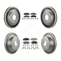 Transit Auto KGT-102843 Disc Brake Kit for 2018-2022 Nissan LEAF - Front and Rear