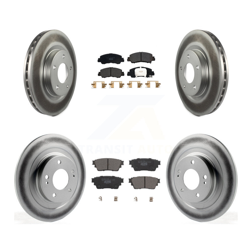Transit Auto KGT-102845 Disc Brake Kit for 2018-2022 Mitsubishi Eclipse Cross - Front and Rear