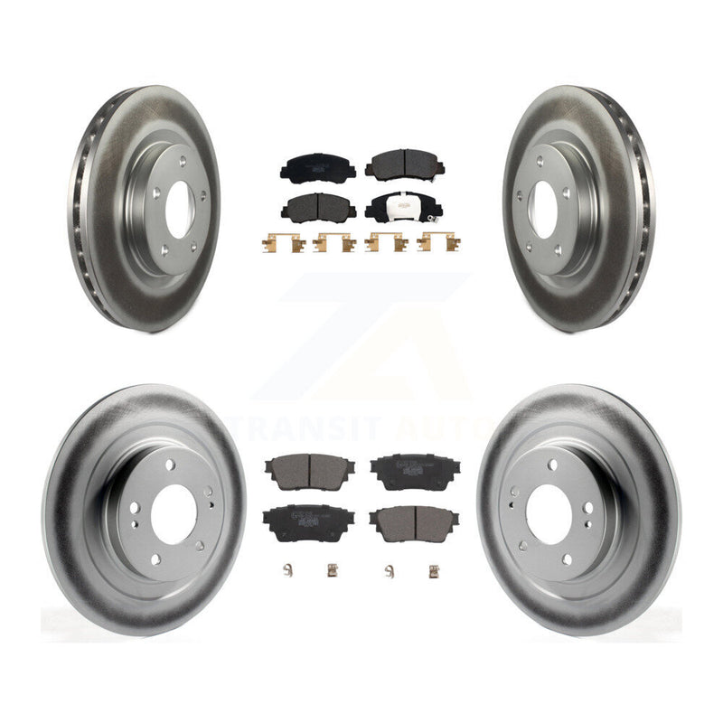 Transit Auto KGT-102845 Disc Brake Kit for 2018-2022 Mitsubishi Eclipse Cross - Front and Rear