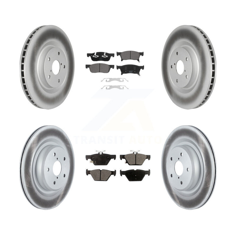 Transit Auto KGT-102849 Disc Brake Kit for 2019-2024 Subaru Ascent - Front and Rear