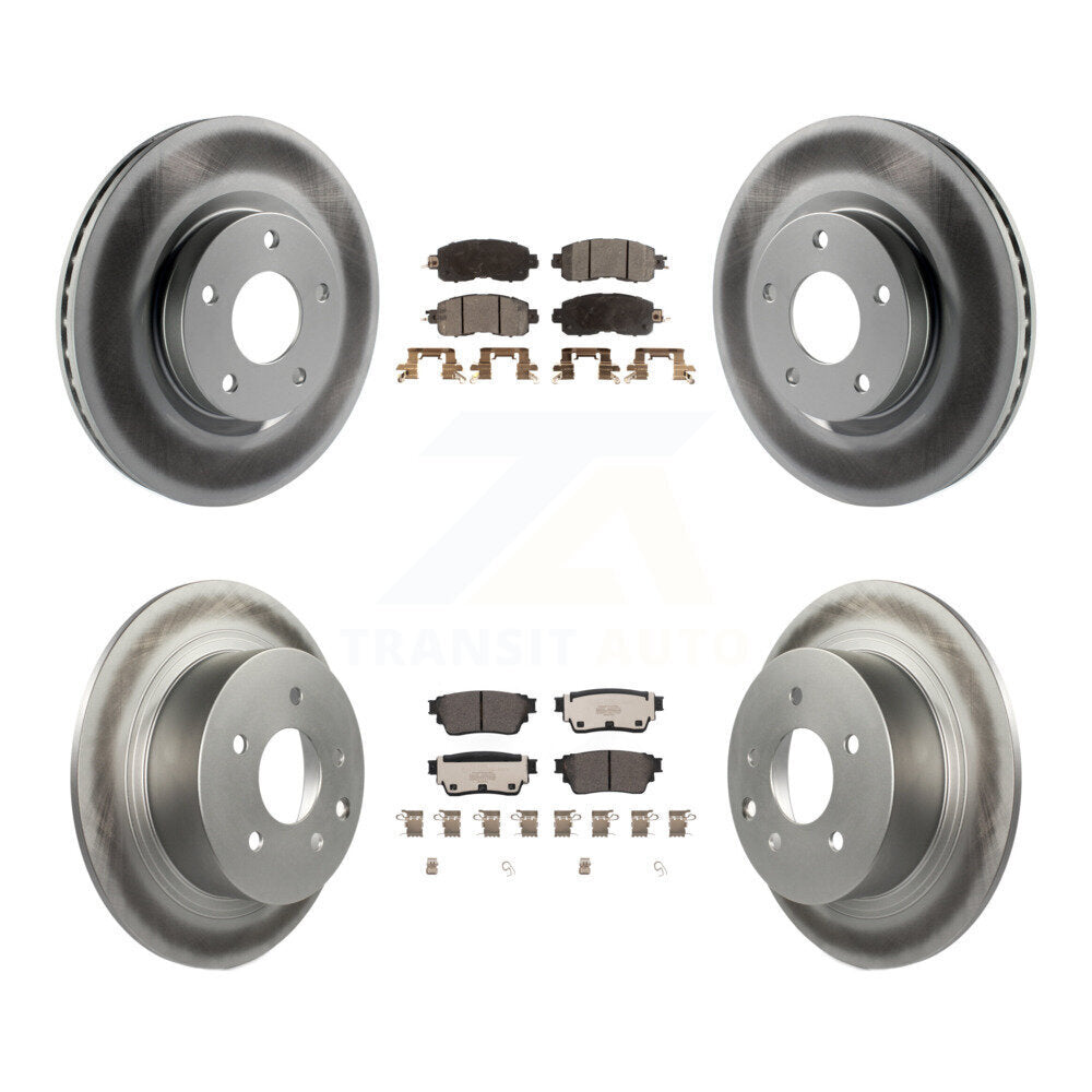 Transit Auto KGT-102851 Disc Brake Kit for 2019-2020 Nissan Altima - Front and Rear
